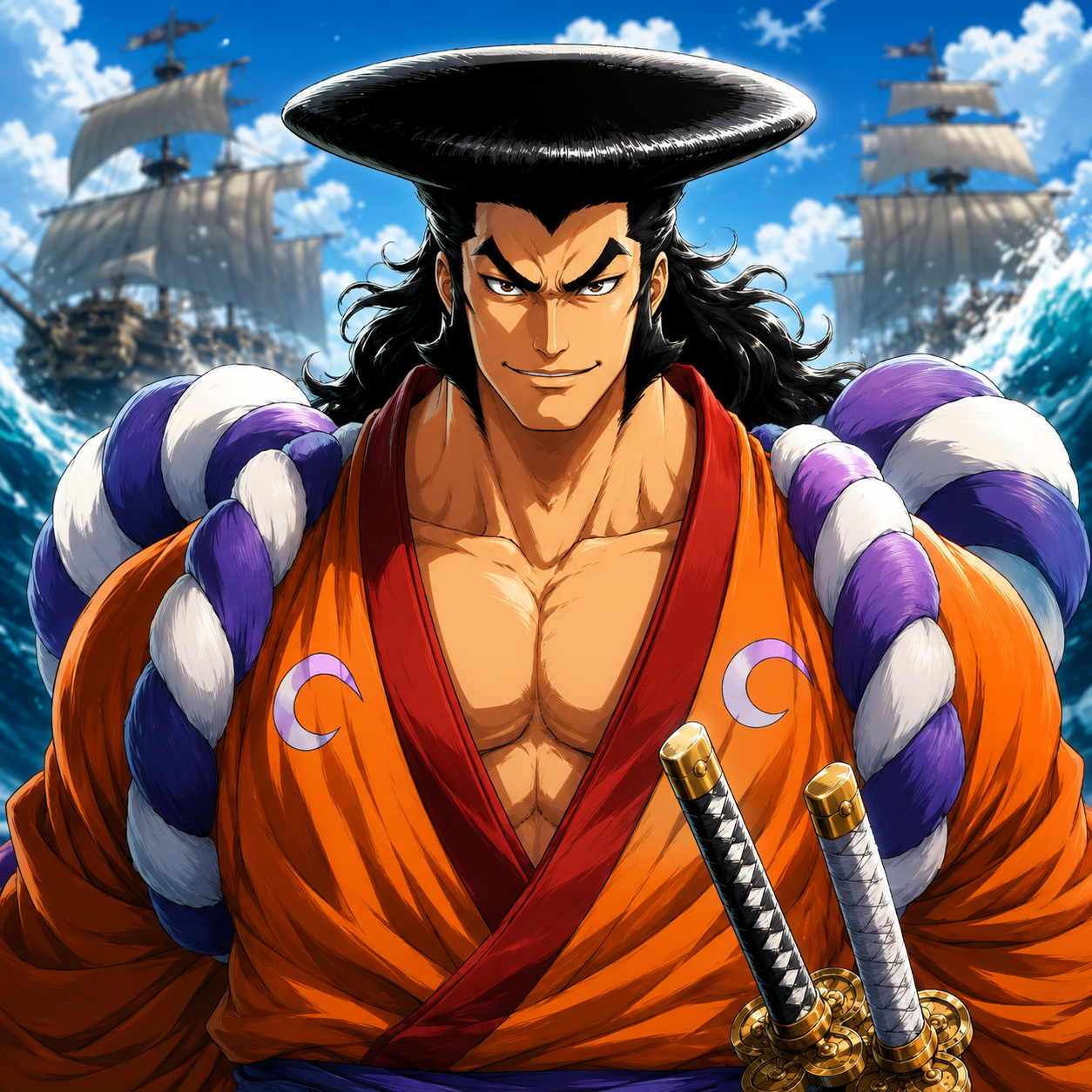 INSPIRAÇÃO • KOZUKI ODEN, representação de 隊 Rivas