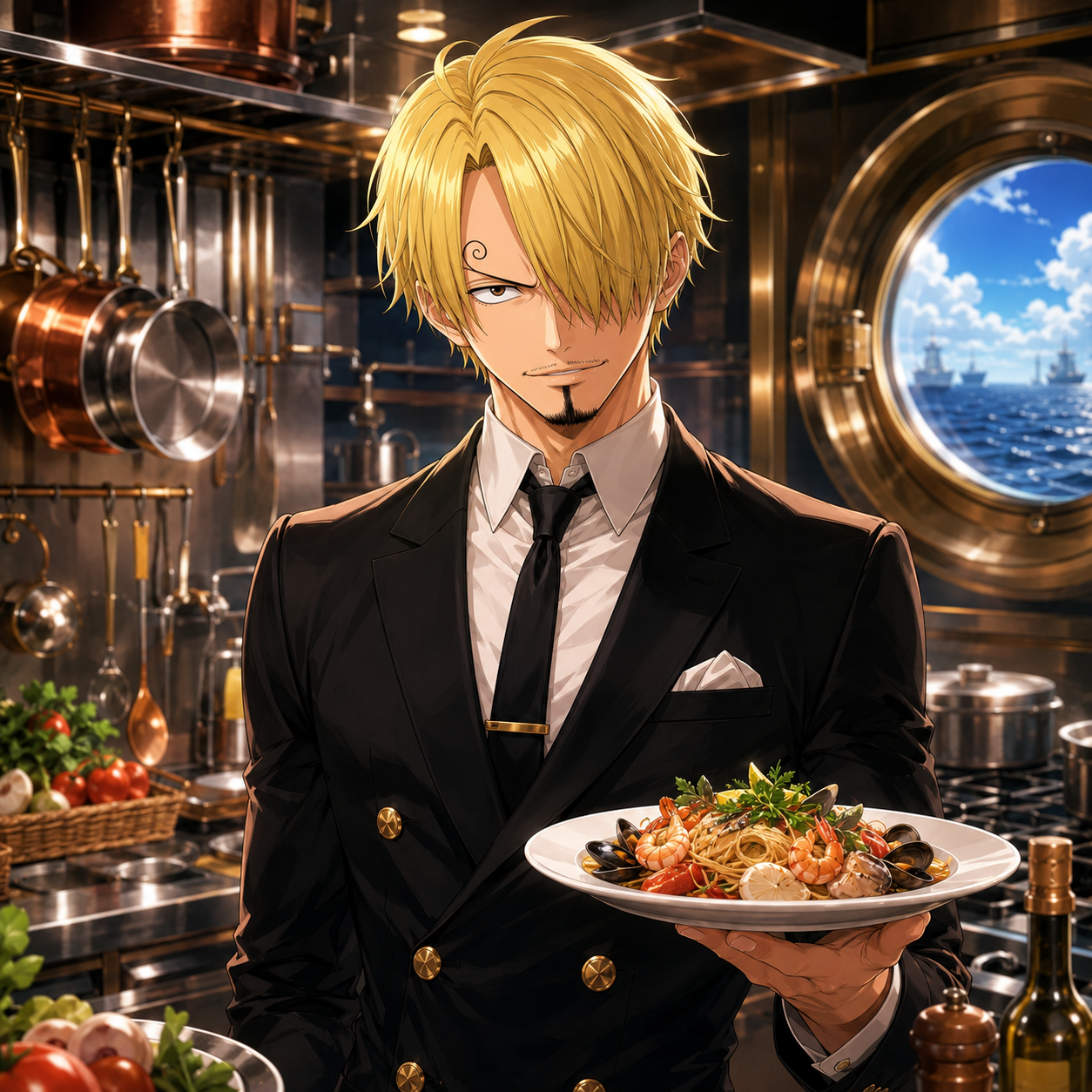 INSPIRAÇÃO • SANJI, representação de 隊 ɐʇɹɐdS